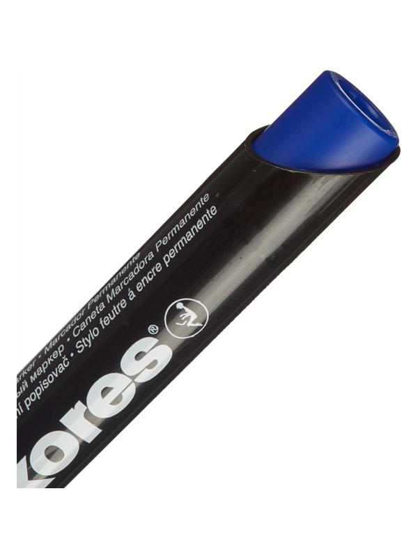 Маркер перманентный KORES синий 1,5-3мм круглый наконечник 20933