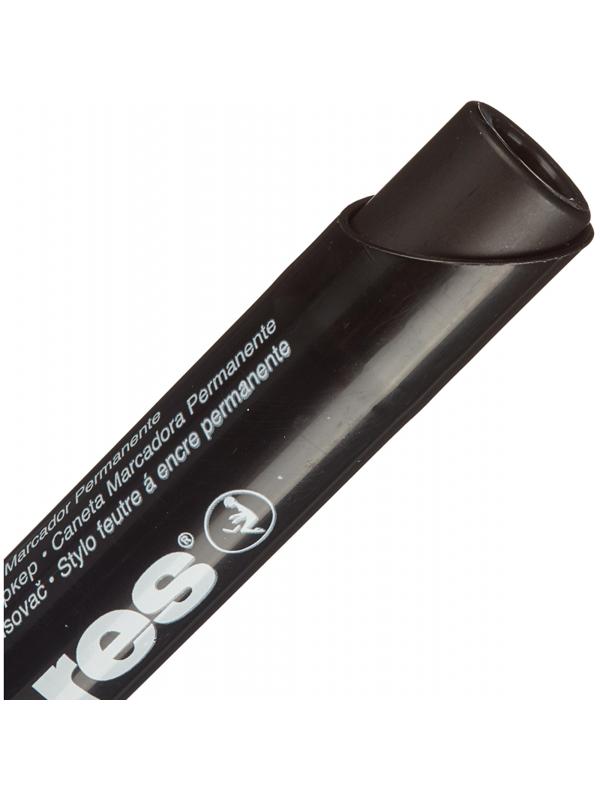 Маркер перманентный KORES черный 1,5-3мм круглый наконечник 20930