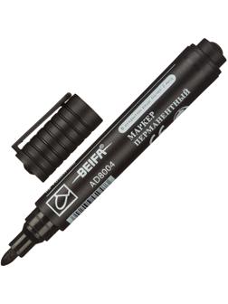 Маркер перманентный черный 1,5-3 мм