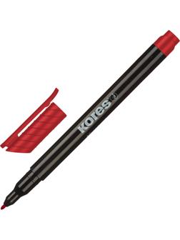 Маркер перманентный KORES красный 1 мм