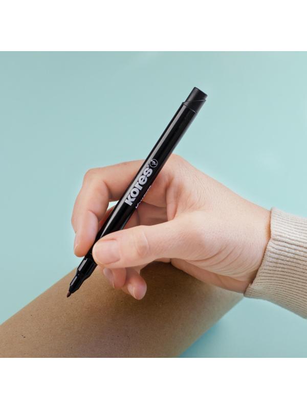 Маркер перманентный KORES красный 1 мм