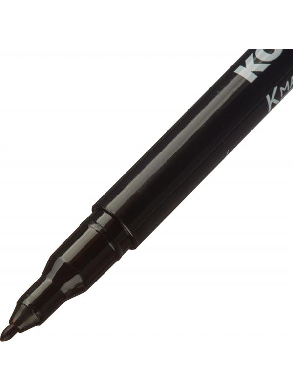 Маркер перманентный KORES черный 1 мм