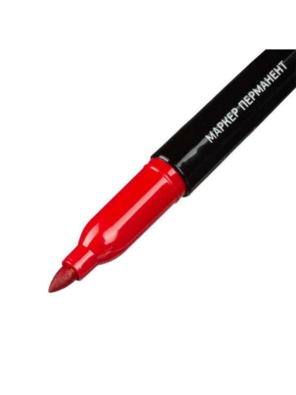 Маркер перманентный ATTACHE красный 1,5-3мм.