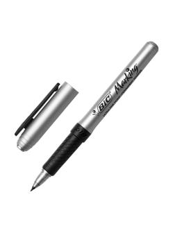 Маркер для CD BIC резиновый грип, черный, 0,7 мм.