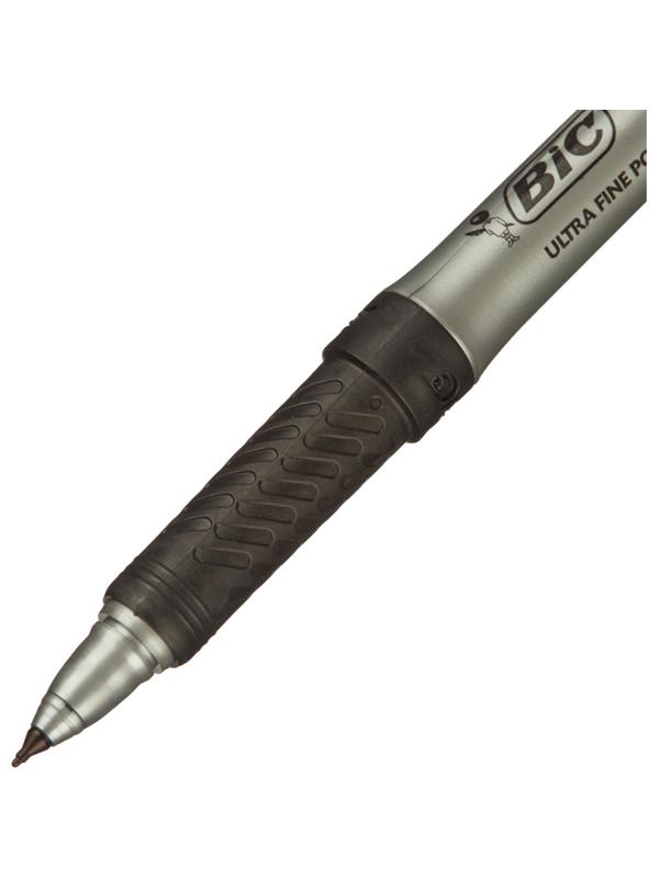 Маркер для CD BIC резиновый грип, черный, 0,7 мм.