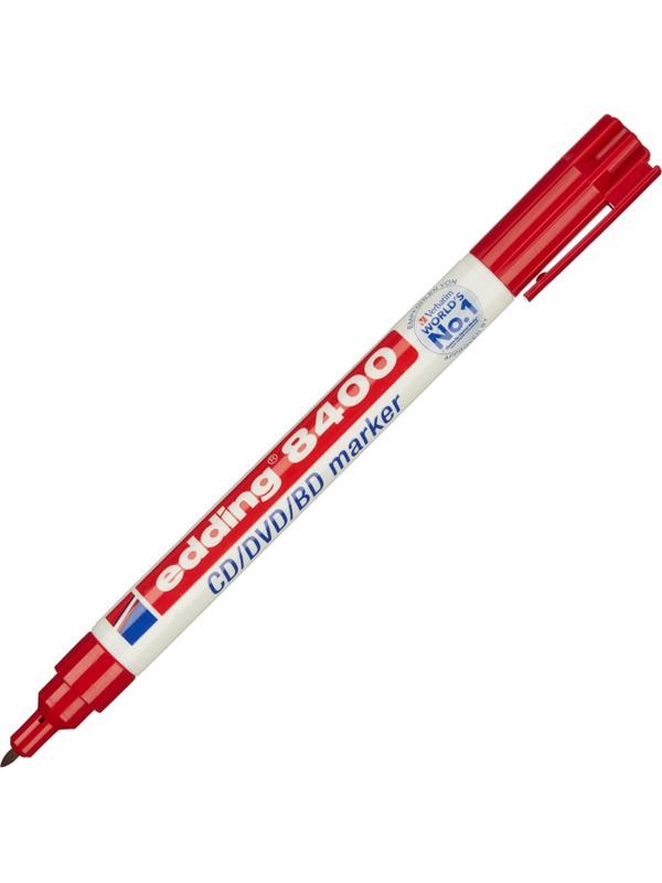 Маркер для CD EDDING E-8400/2 красный, 0,5-1 мм