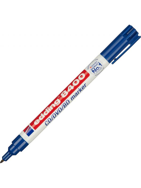 Маркер для CD EDDING E-8400/3 синий, 0,5-1 мм