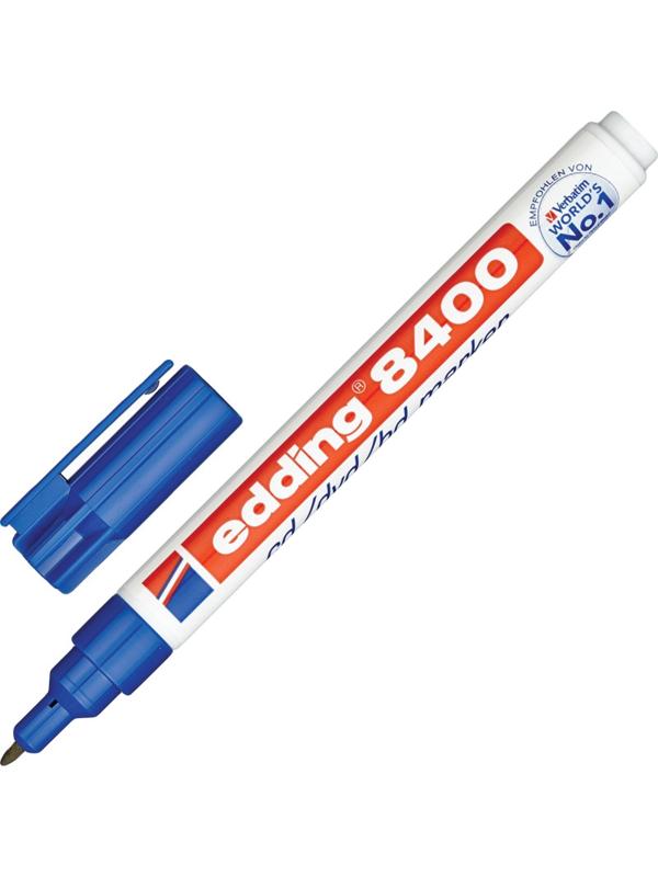 Маркер для CD EDDING E-8400/3 синий, 0,5-1 мм