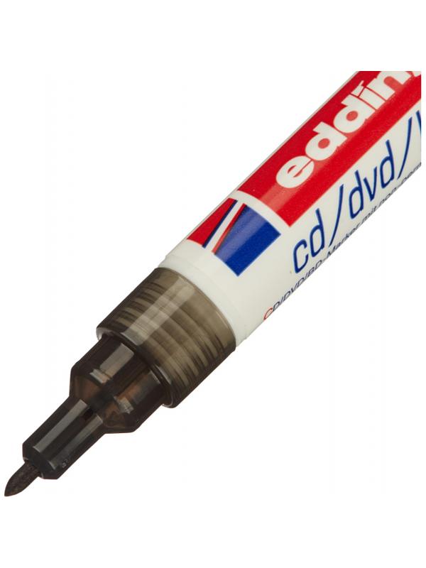 Маркер для CD EDDING E-8500/1 стираемый, черный, 1мм