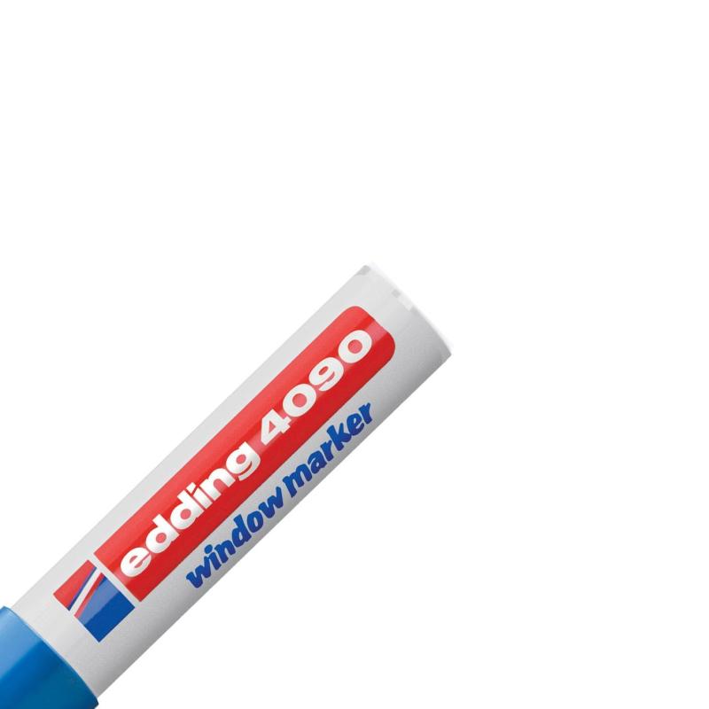 Маркер меловой для окон EDDING E-4090/003 4-15мм (декоративный) синий