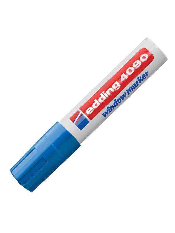 Маркер меловой для окон EDDING E-4090/003 4-15мм (декоративный) синий
