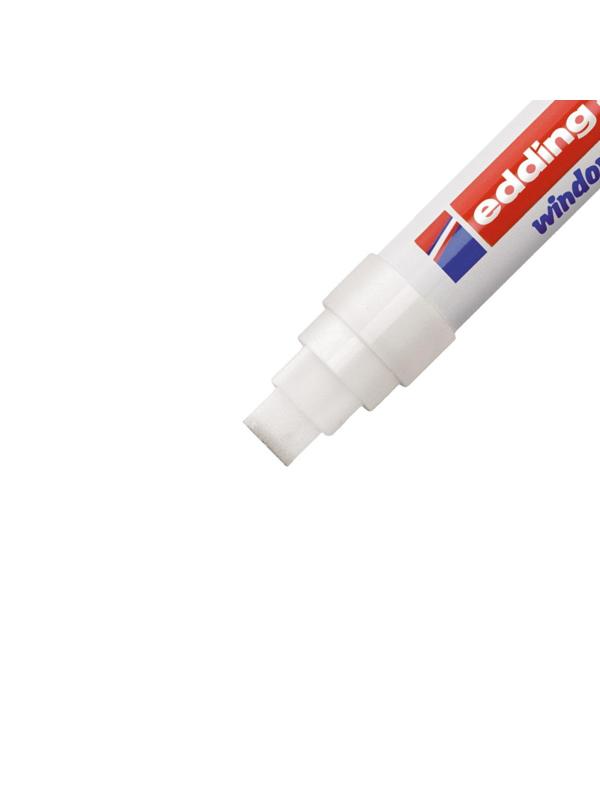 Маркер меловой для окон EDDING E-4090/049 4-15мм (декоративный) белый