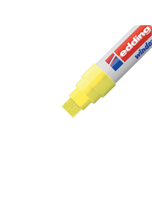 Маркер меловой для окон EDDING E-4090/65 4-15мм (декоративный) неон.желтый