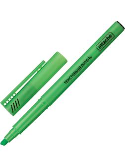 Маркер текстовыделитель ATTACHE зеленый 1-3мм