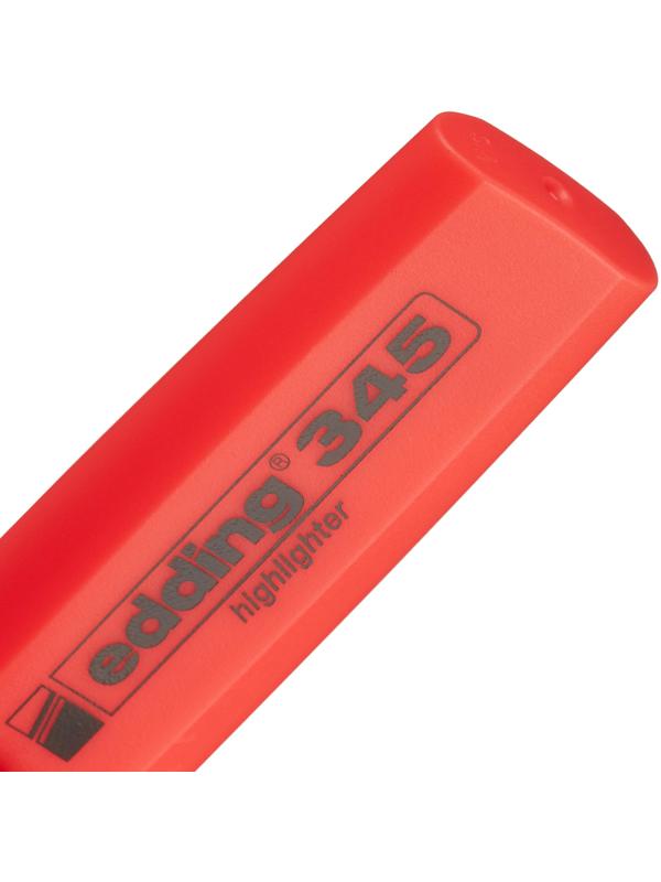 Маркер текстовыделитель EDDING E-345/2 красный, 1-5мм