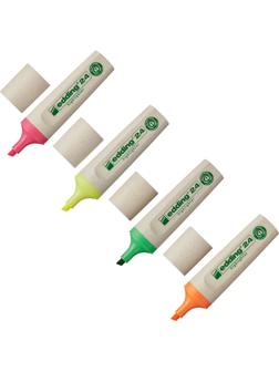 Набор текстовыделителей EDDING ECO E-24/4S 4шт./уп. 1-5мм