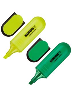 Набор текстовыделителей KORES набор 2цв. 36121