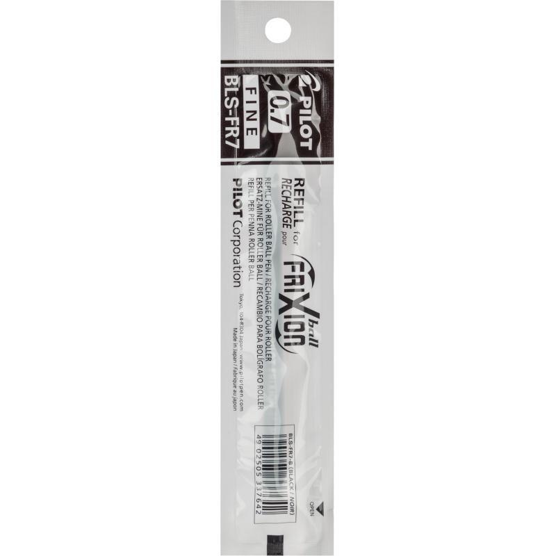 Стержень гелевый 111мм PILOT BLS-FR7 для Frixion BL-FR7 черный 0,35мм