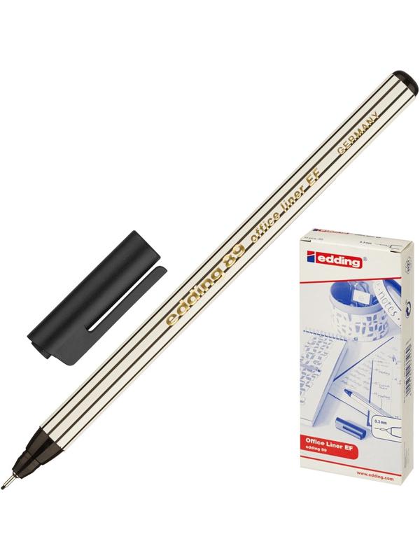 Линер EDDING E-89/001 0,3мм черный Германия