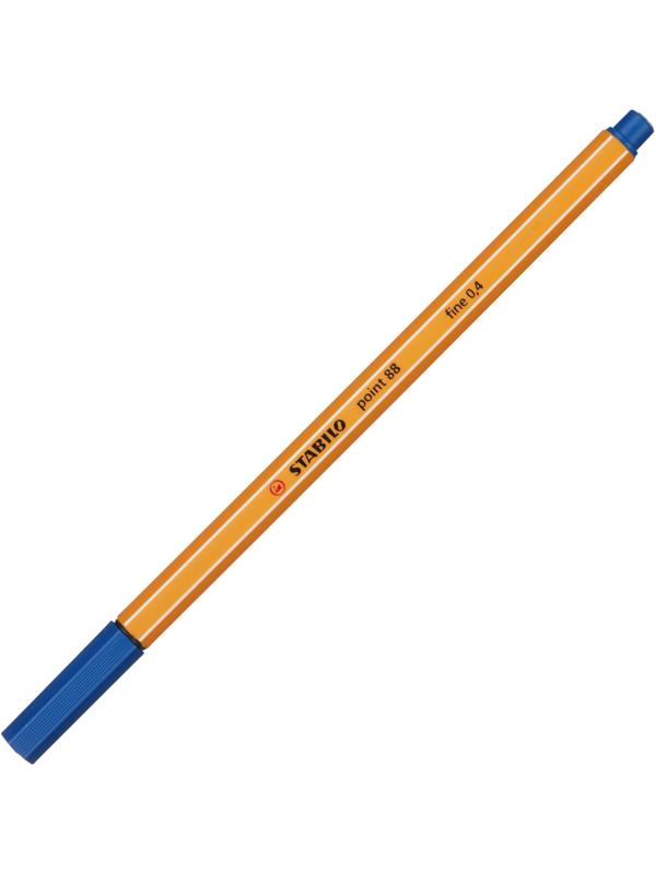 Линер STABILO Point 88/41 0,4мм синий Германия