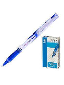 Роллер PILOT BLN-VBG5 резин. манжет жидкие чернила синий 0,5мм