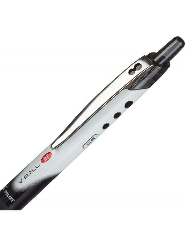 Роллер PILOT BLRT-VB5 авт. рез.манжет жидкие чернила 0.25мм черный