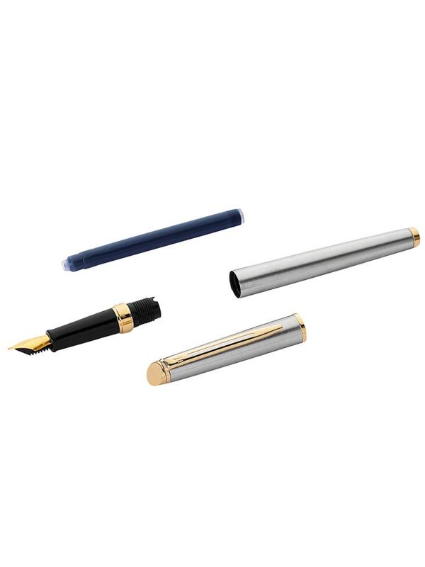 Ручка перьевая WATERMAN HEMISPHERE GT S0920310, сталь, cиний ст, 0,5мм