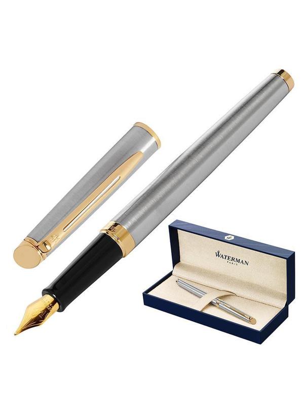 Ручка перьевая WATERMAN HEMISPHERE GT S0920310, сталь, cиний ст, 0,5мм