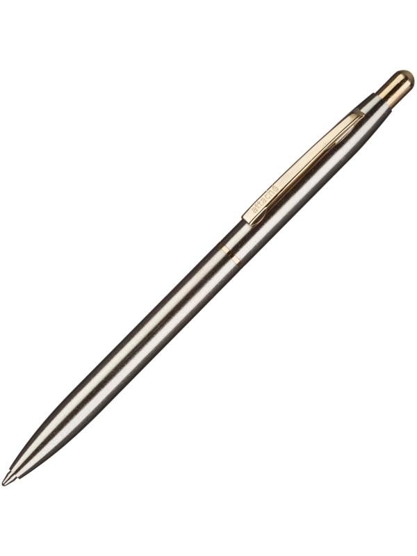 Ручка шариковая автоматическая Attache 4007CN метал.корпус, сталь GT