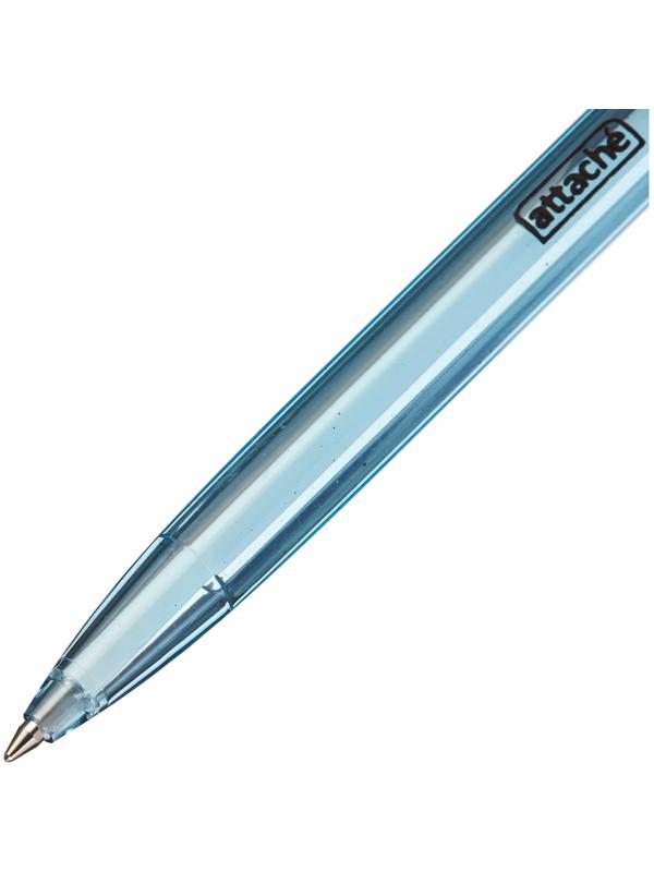 Ручка шариковая неавтоматическая Attache Deli 0,5мм синий маслян.осн Россия