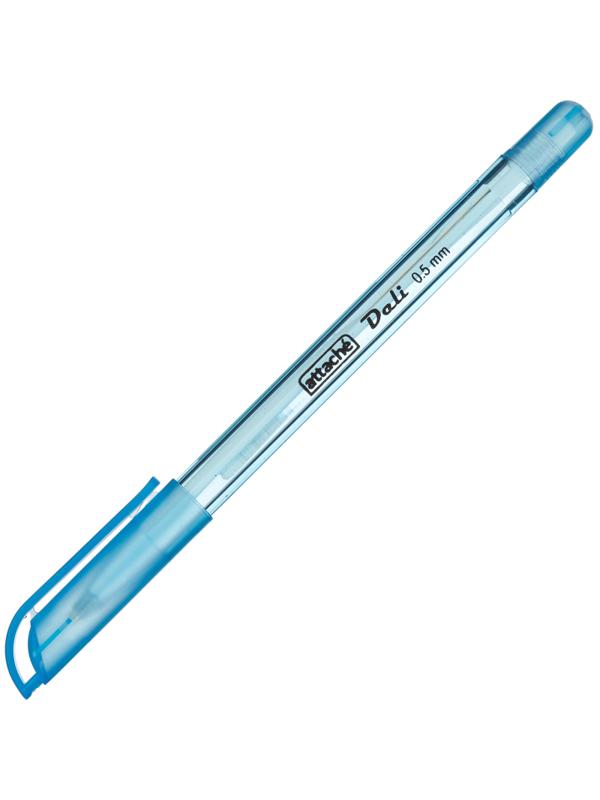 Ручка шариковая неавтоматическая Attache Deli 0,5мм синий маслян.осн Россия