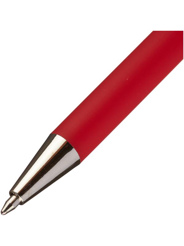 Ручка шариковая неавтоматическая Attache Style 0,5мм прорез.корп.красн ст