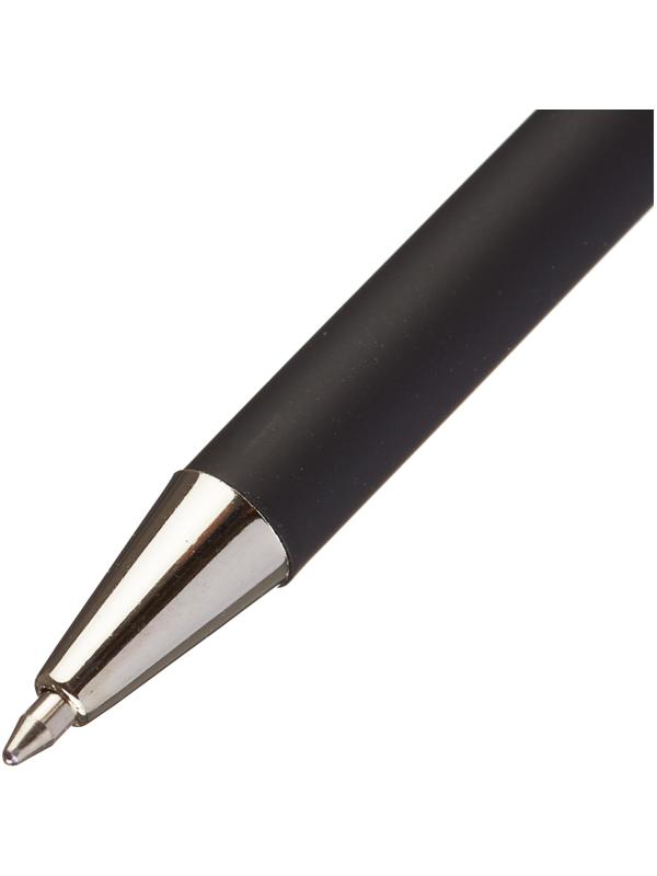 Ручка шариковая неавтоматическая Attache Style 0,5мм прорезин.корп.черн ст