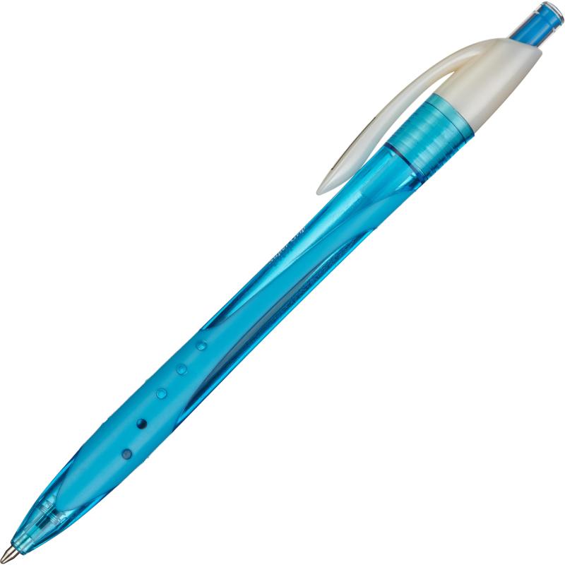 Ручка шариковая автоматическая Attache Ultima Supergrip 0,5мм син,манж