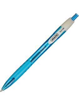 Ручка шариковая автоматическая Attache Ultima Supergrip 0,5мм син,манж