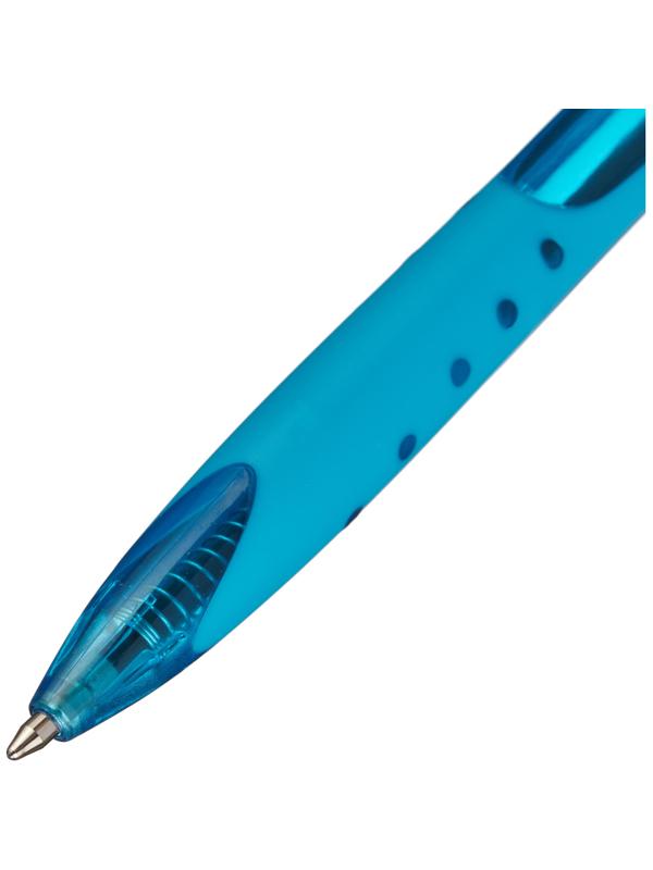 Ручка шариковая автоматическая Attache Ultima Supergrip 0,5мм син,манж