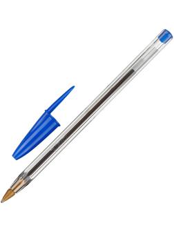 Ручка шариковая неавтоматическая BIC Cristal синий  0,32 мм Франция