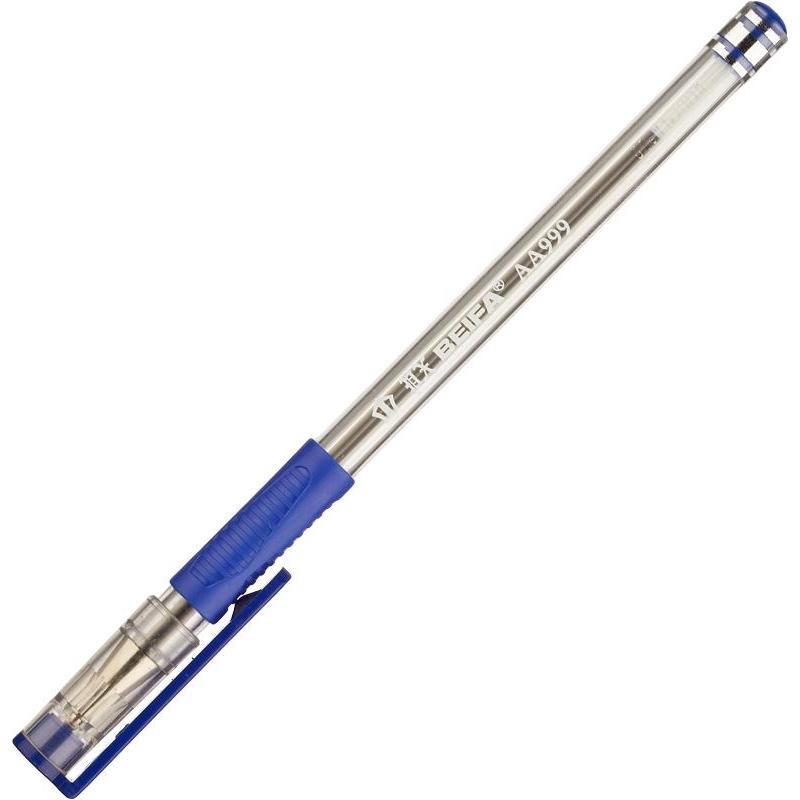 Ручка шариковая неавтоматическая Beifa 4цв/наб с резин.манжет АА999-4 Китай