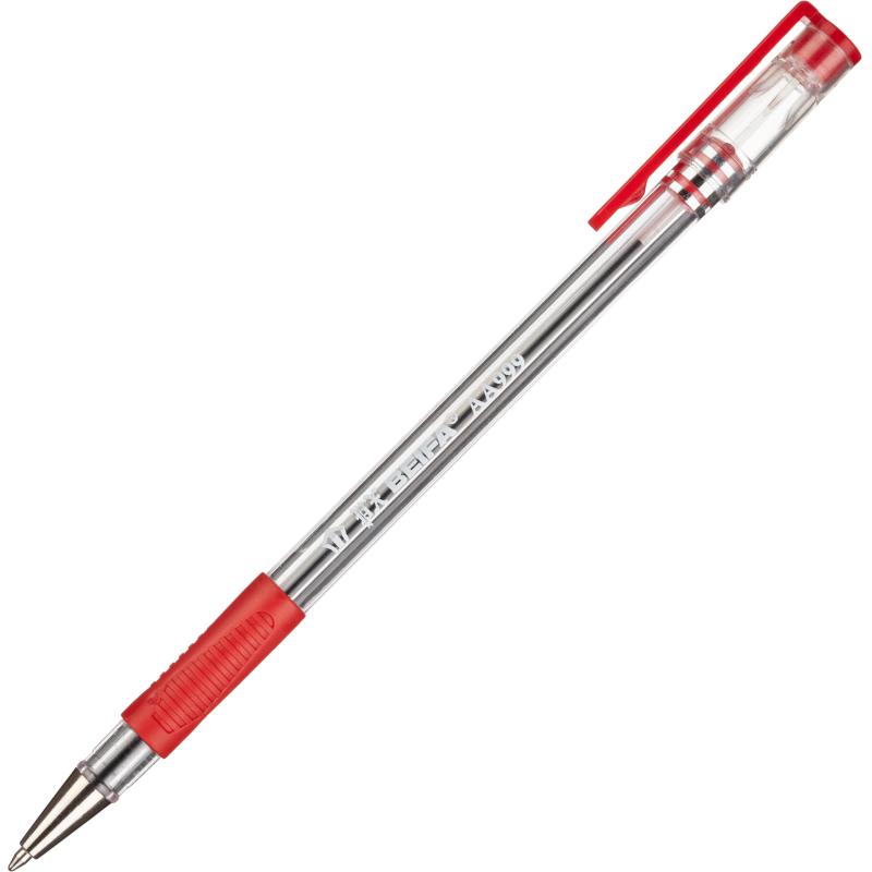 Ручка шариковая неавтоматическая Beifa 4цв/наб с резин.манжет АА999-4 Китай