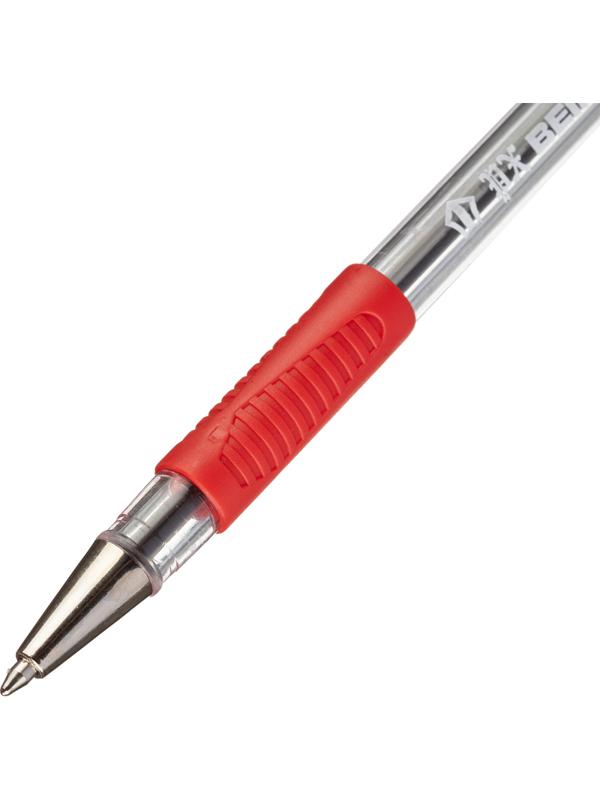 Ручка шариковая неавтоматическая Beifa 4цв/наб с резин.манжет АА999-4 Китай