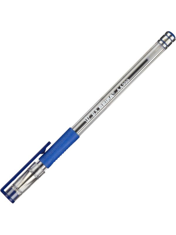 Ручка шариковая неавтоматическая Beifa АА999 0,5мм синий с рез.манж.Китай