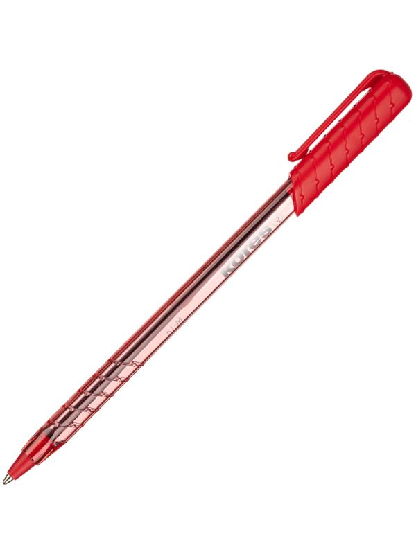 Ручка шариковая неавтоматическая KORES К1 0,7ммтреуг.корп4шт/бл сн/чр/кр/зл