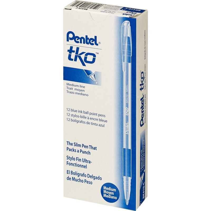 Ручка шариковая неавтоматическая PENTEL BK410-С рез.манж.син д.ш. 0,7мм ЭКО