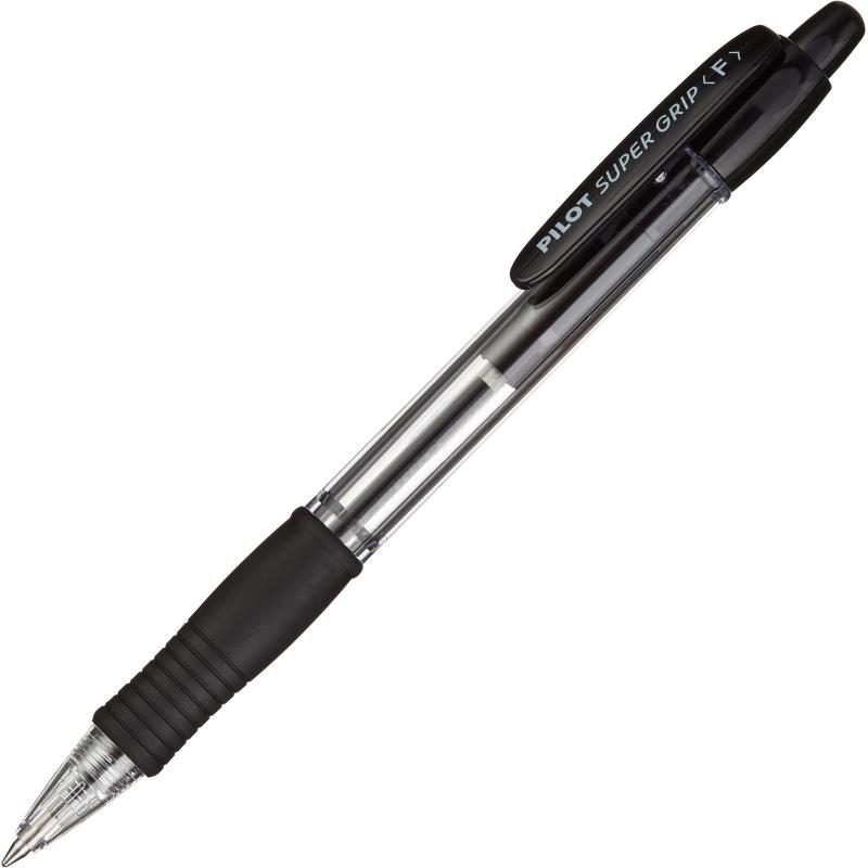 Ручка шариковая автоматическая PILOT BPGP-10R-F манж.черн,0,22,масл,Япония