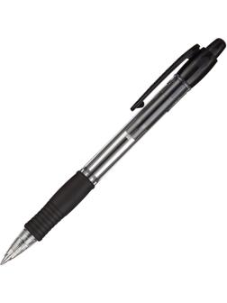 Ручка шариковая автоматическая PILOT BPGP-10R-F манж.черн,0,22,масл,Япония