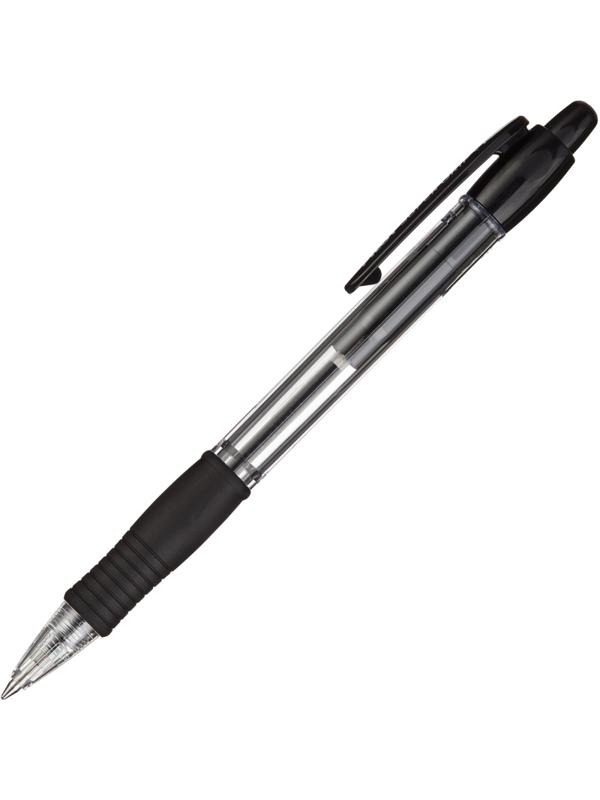 Ручка шариковая автоматическая PILOT BPGP-10R-F манж.черн,0,22,масл,Япония