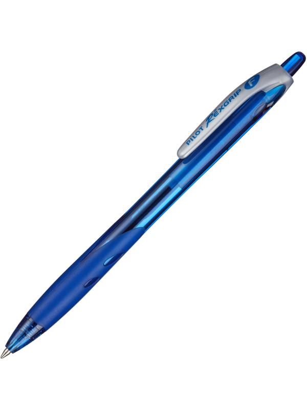 Ручка шариковая автоматическая PILOT BPRG-10R-F REX GRIP рез.манж.син0,32мм