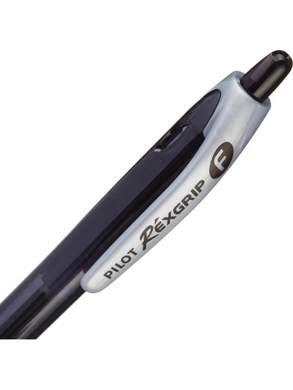 Ручка шариковая автоматическая PILOT BPRG-10R-F REXGRIP черн,0,22,масл,манж