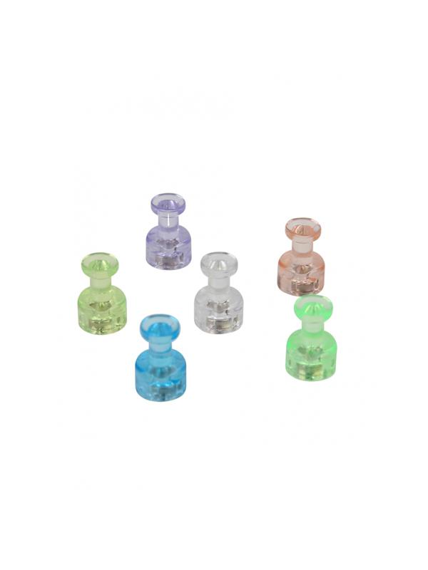 Магнитный держатель для досок усиленный Attache, 6шт/уп. цветной