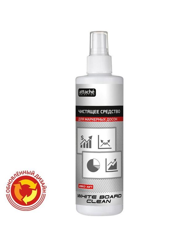 Спрей для чистки маркерных досок Attache Selection White Board Clean 250мл